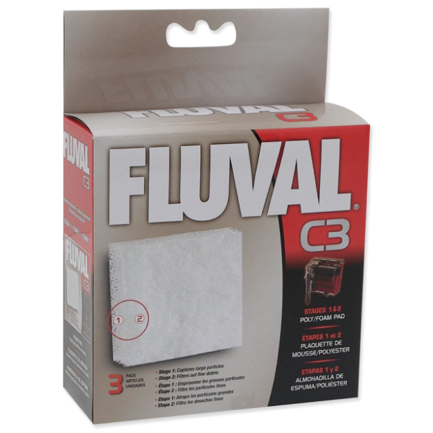 Nápln molitan polyester FLUVAL C3 3ks