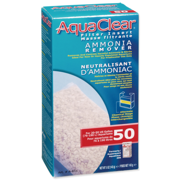 Nápln odstranovac dusíkatých látek AQUA CLEAR 50 (AC 200) 143g