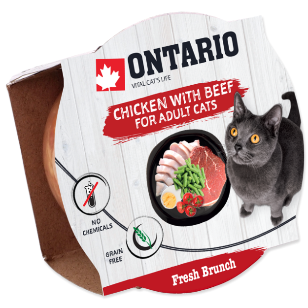 Kalíšek ONTARIO Fresh Brunch Chicken with Beef 80g