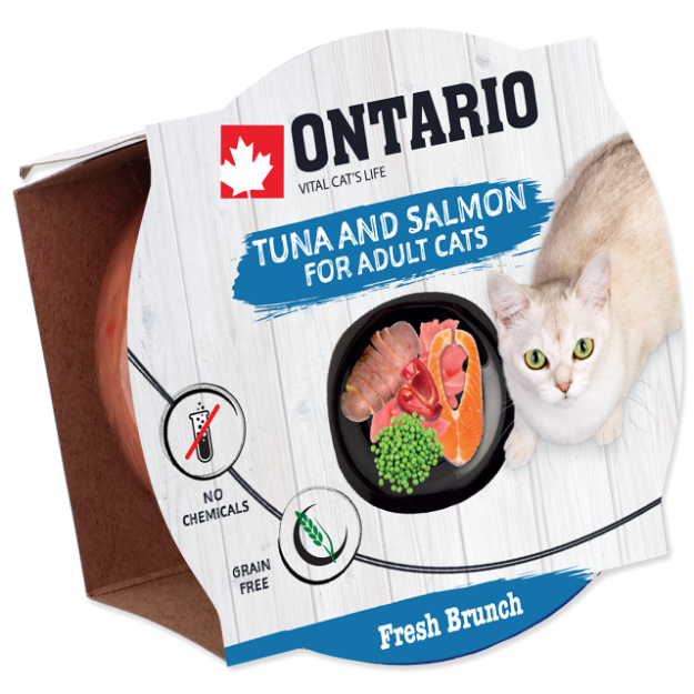 Kalíšek ONTARIO Fresh Brunch Tuna & Salmon 80g