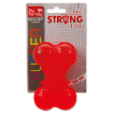 Hracka DOG FANTASY Strong kost gumová cervená 11,4 cm 