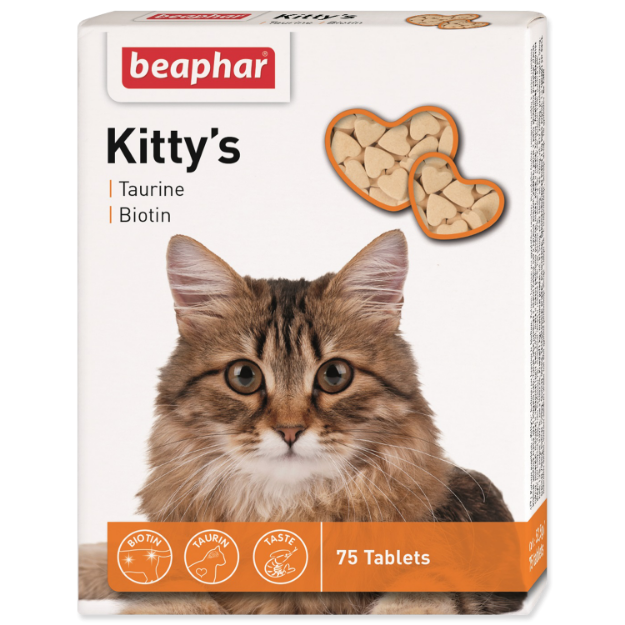 Obrázek Pochoutka BEAPHAR Kitty´s taurin a biotin 75tablet