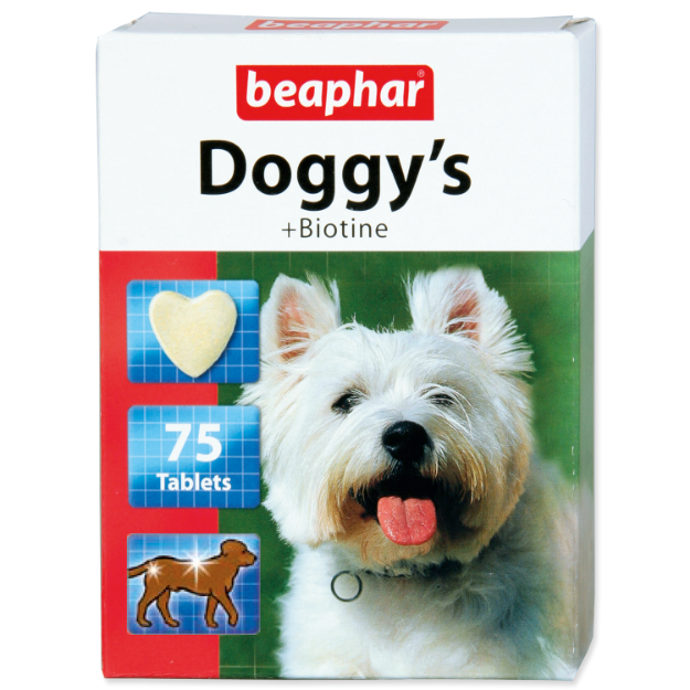 Obrázek Pochoutka BEAPHAR Doggy´s biotin 75tablet