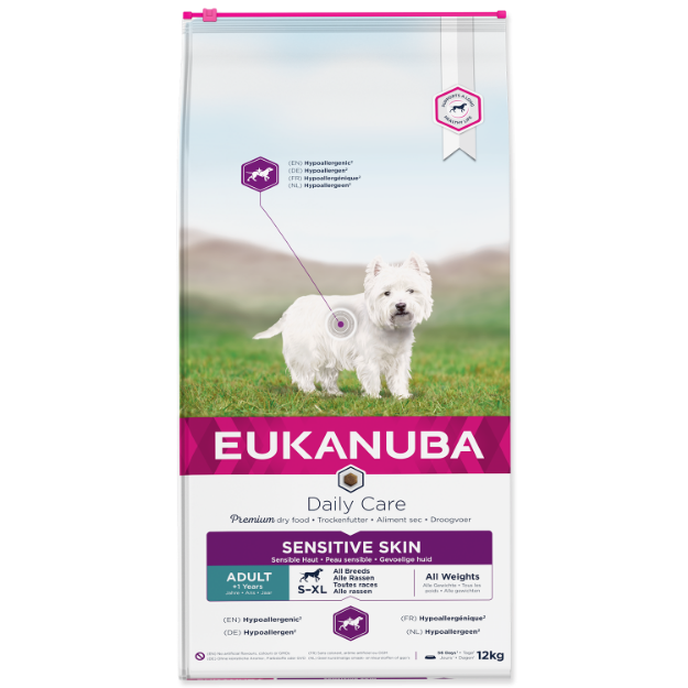 Obrázek EUKANUBA Daily Care Sensitive Skin 12kg