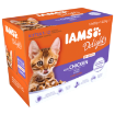 Obrázek Kapsičky IAMS Kitten Delights Chicken in Gravy multipack 1020g