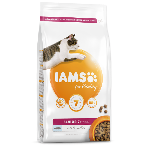 Obrázek IAMS Cat Senior Ocean Fish  3 kg